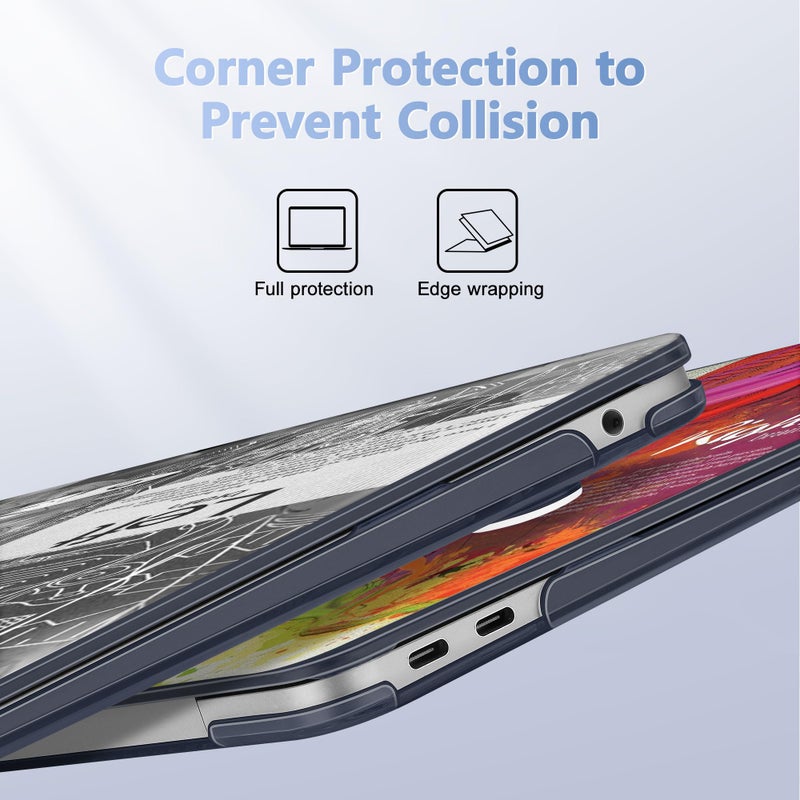 May Chen Compatible with New MacBook Air 13 inch Case 2021, 2020 2019 2018 Release Model: M1 A2337 A2179 A1932, Plastic Hard Shell Case Cover for Mabook Air 13 inch with Retina Dispaly, Brain - Image 3